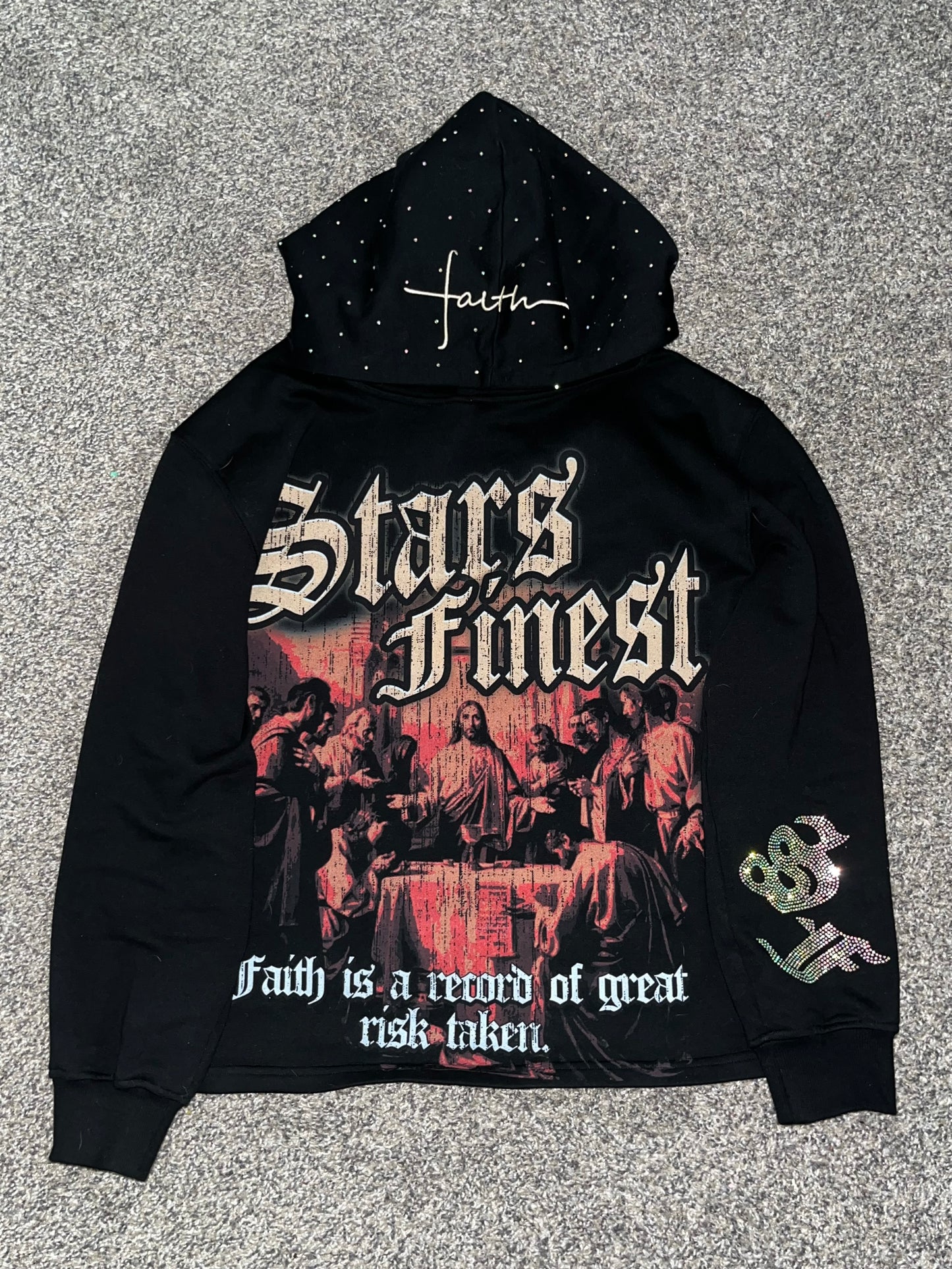 Great Risk V1 Cropped Hoodie
